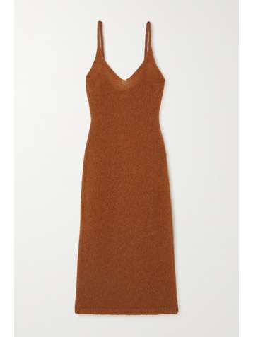 DRIES VAN NOTEN Tilly alpaca-blend midi dress