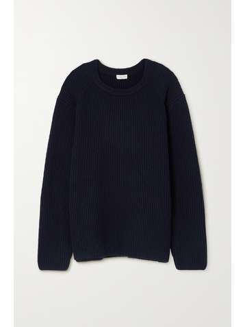DRIES VAN NOTEN Taska oversized ribbed merino wool sweater