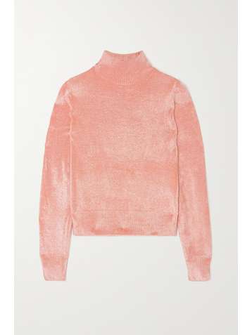 DRIES VAN NOTEN Tamala chenille turtleneck sweater