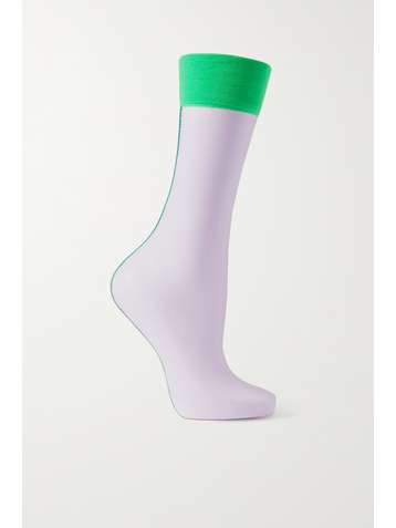DRIES VAN NOTEN + Fogal zweifarbige Socken 10 den