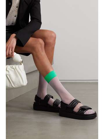 DRIES VAN NOTEN + Fogal zweifarbige Socken 10 den