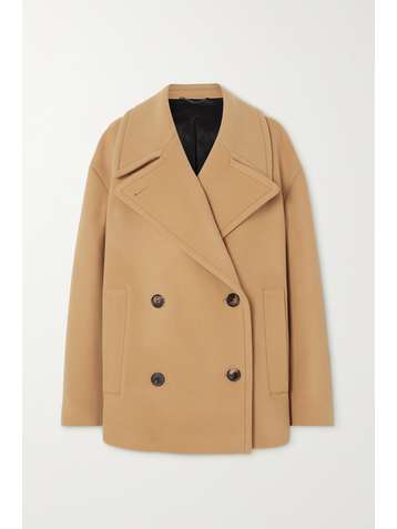 DRIES VAN NOTEN Ramson oversized double-breasted wool-blend coat