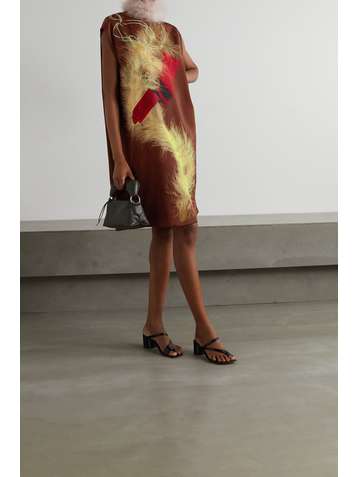 DRIES VAN NOTEN Duzco printed crepe dress