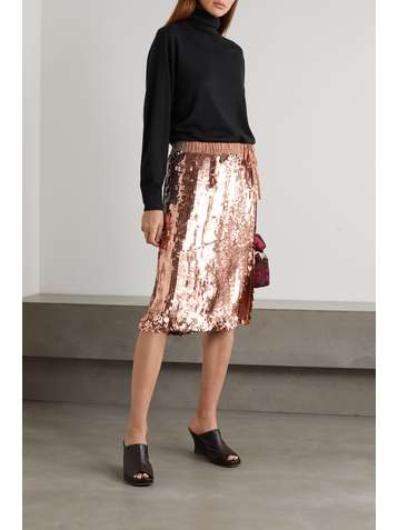 DRIES VAN NOTEN Talia merino wool turtleneck bodysuit
