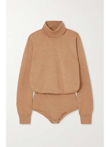 DRIES VAN NOTEN Talia merino wool turtleneck bodysuit