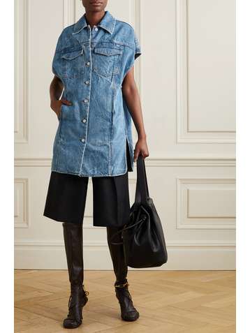 DRIES VAN NOTEN Oversized denim vest
