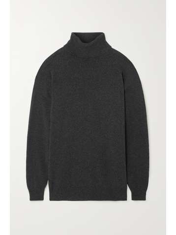 DRIES VAN NOTEN Tilde oversized merino wool turtleneck sweater
