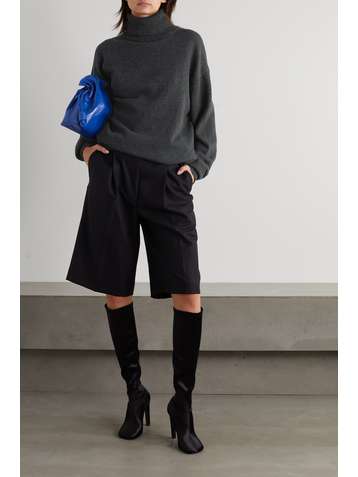 DRIES VAN NOTEN Tilde oversized merino wool turtleneck sweater