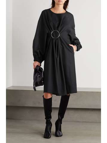 DRIES VAN NOTEN Duben oversized embellished wool dress
