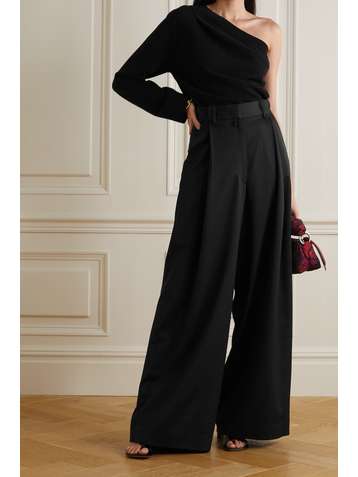 DRIES VAN NOTEN Tarps one-sleeve cashmere sweater