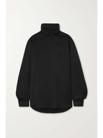 DRIES VAN NOTEN Blouse à col montant en satin Contisy