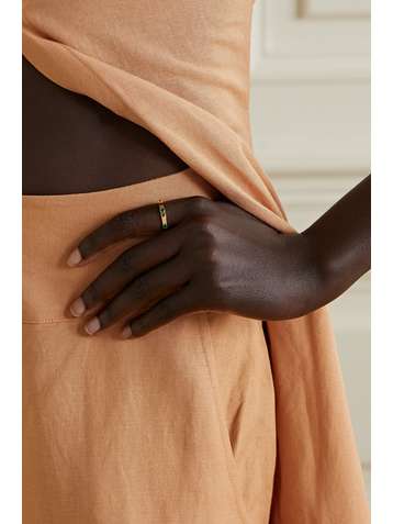 ILEANA MAKRI Stepping Stones Stream 18-karat gold emerald ring