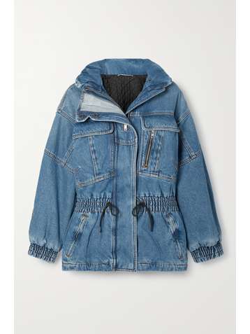 ALEXANDER WANG Hooded padded denim jacket