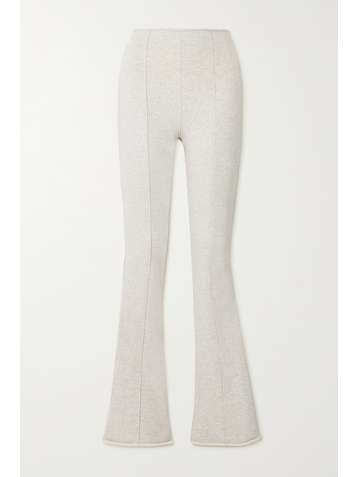 ALEXANDER WANG Stretch-cotton jersey flared pants