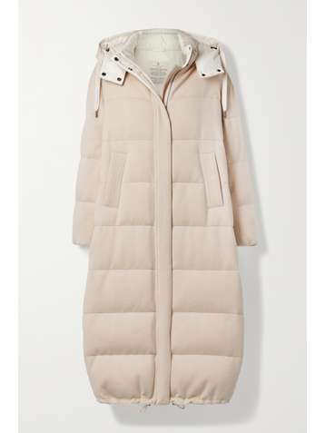 BRUNELLO CUCINELLI Quilted cashmere padded coat