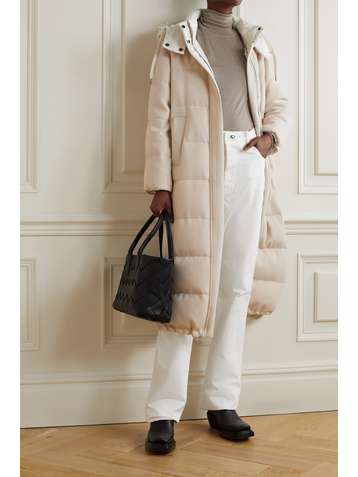 BRUNELLO CUCINELLI Quilted cashmere padded coat