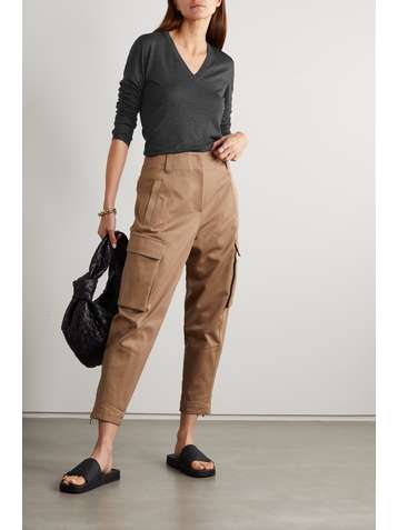 BRUNELLO CUCINELLI Metallic cashmere-blend sweater