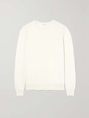 BRUNELLO CUCINELLI Bead-embellished cashmere sweater