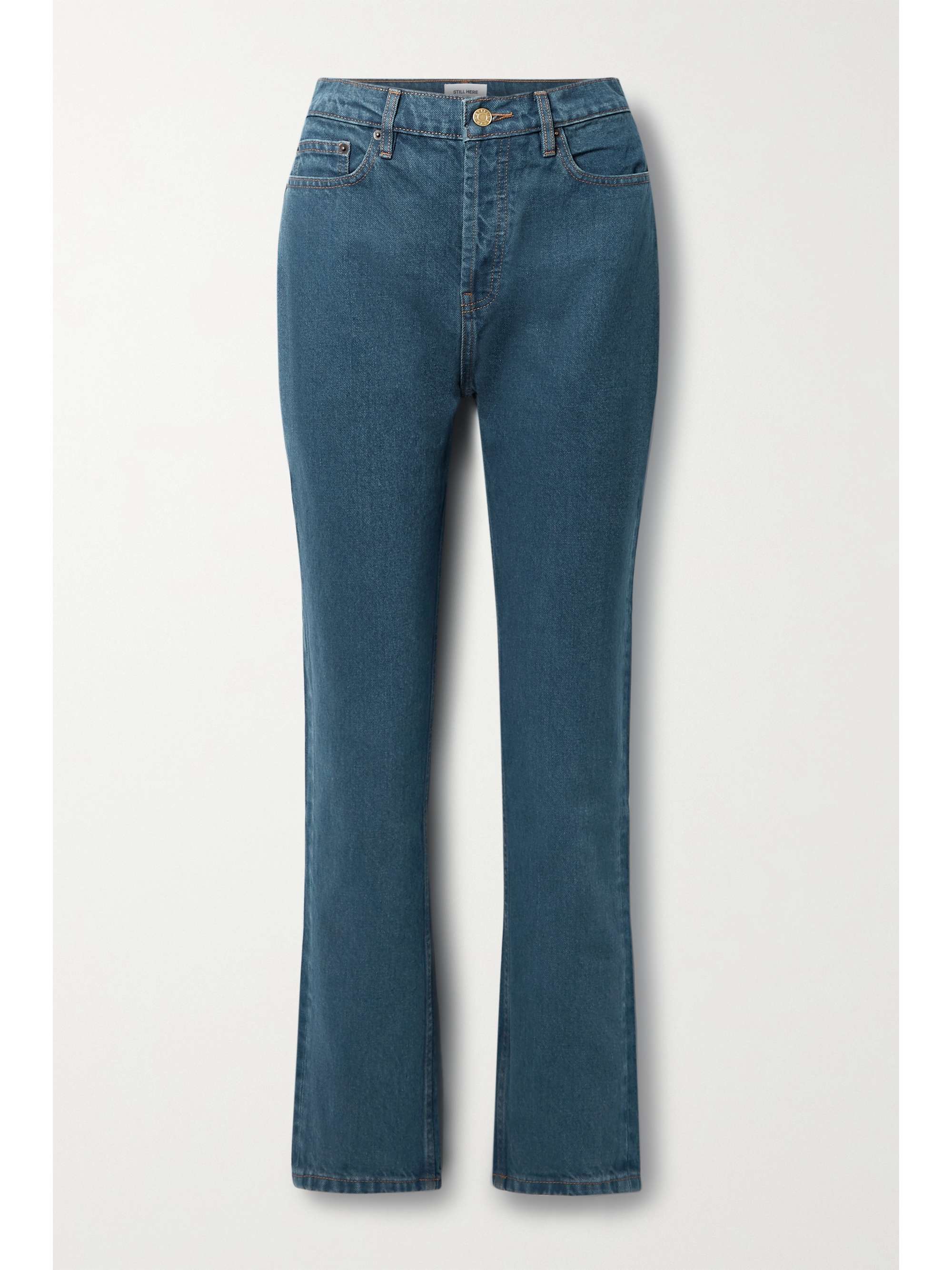 Still Here - Tate High-Rise Straight-Leg Jeans - Blue - 30 - Net A Porter