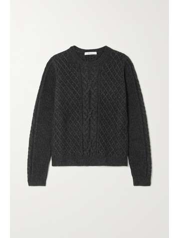 MAX MARA Pull en laine et cachemire mélangés à mailles torsadées Firma