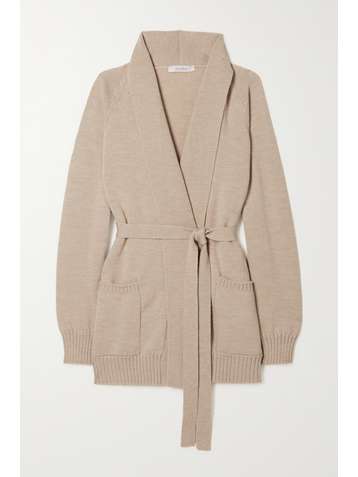 MAX MARA Leisure Sorriso belted wool cardigan