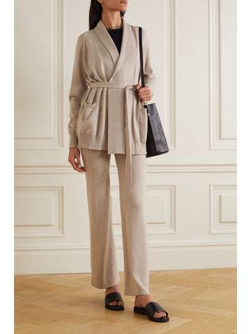 MAX MARA Leisure Sorriso belted wool cardigan