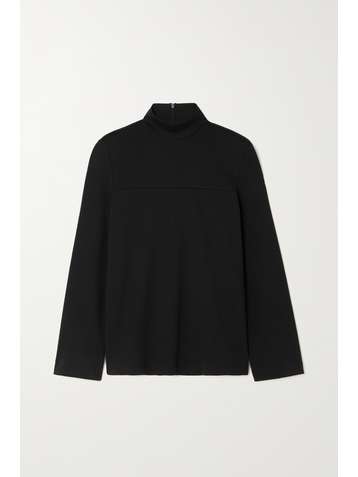 MAX MARA Haut à col montant en jersey de coton mélangé Ethel x Leisure