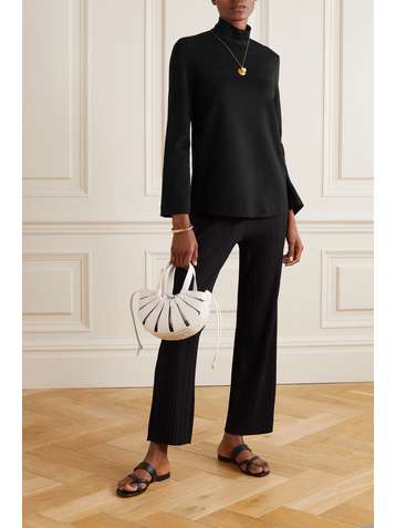 MAX MARA Haut à col montant en jersey de coton mélangé Ethel x Leisure