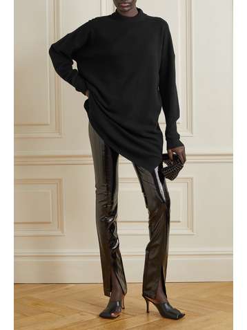 RICK OWENS Pull oversize en cachemire recyclé et laine mélangés Tommy