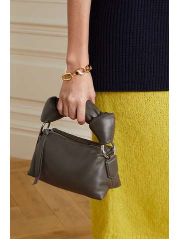 DRIES VAN NOTEN Sac à main en cuir Pillow Small