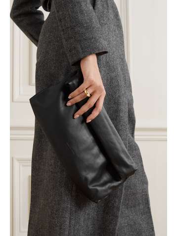 DRIES VAN NOTEN Leather clutch