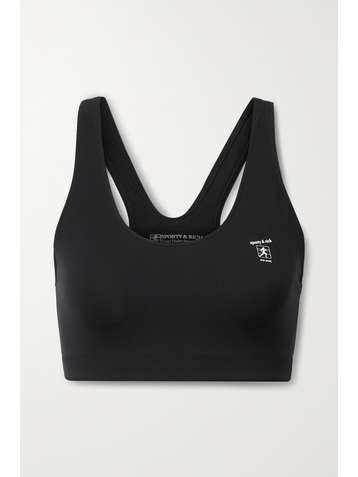 SPORTY & RICH Brassière de sport stretch imprimée Billie