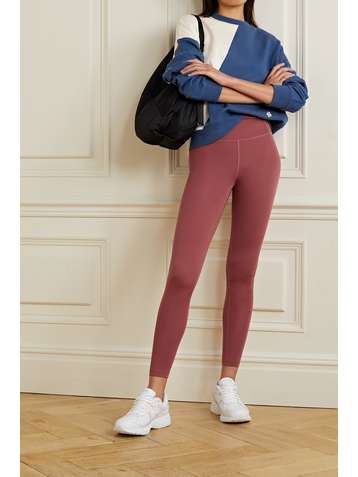 TORY SPORT Zweifarbiges Sweatshirt aus Baumwollfrottee