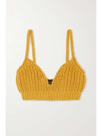 ALANUI Brassière en laine mélangée côtelée Pucon
