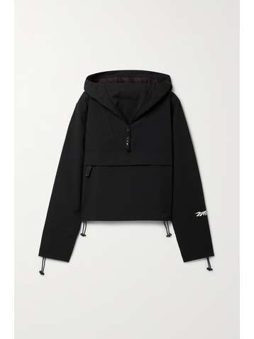 REEBOK X VICTORIA BECKHAM Veste à capuche en tissu technique brossé