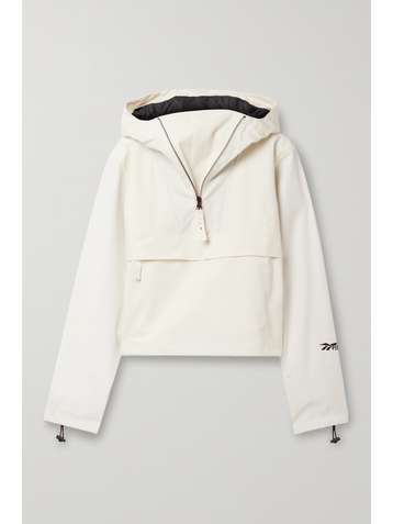 REEBOK X VICTORIA BECKHAM Veste à capuche en tissu technique brossé