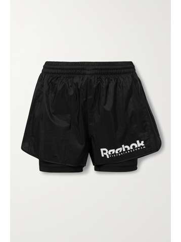 REEBOK X VICTORIA BECKHAM Short en tissu technique imprimé