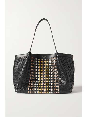 SERAPIAN Secret kleine Tote aus geflochtenem Leder