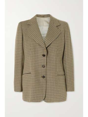 GIULIVA HERITAGE The Ginestra houndstooth wool-tweed blazer