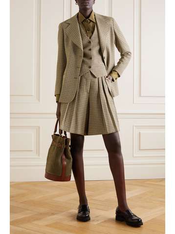 GIULIVA HERITAGE The Ginestra houndstooth wool-tweed blazer