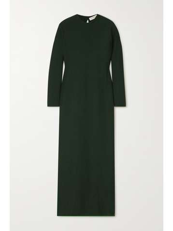 GIULIVA HERITAGE Rhea textured-wool maxi dress