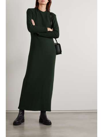 GIULIVA HERITAGE Rhea textured-wool maxi dress