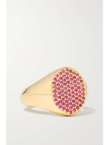 EMILY P. WHEELER + NET SUSTAIN Ombré 18-karat recycled rose gold sapphire ring