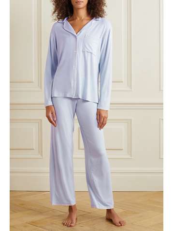 EBERJEY Frida Pyjama aus Jersey aus Stretch-Modal mit Details im Überwendlichstich