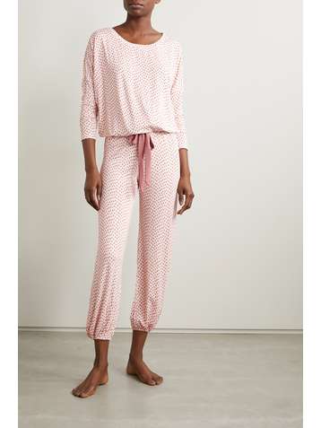 EBERJEY Gisele Pyjama aus bedrucktem Stretch-Modal