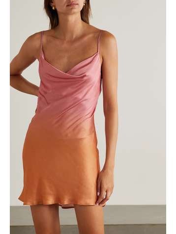 LOVE STORIES Mango Nachthemd aus Satin mit Farbverlauf