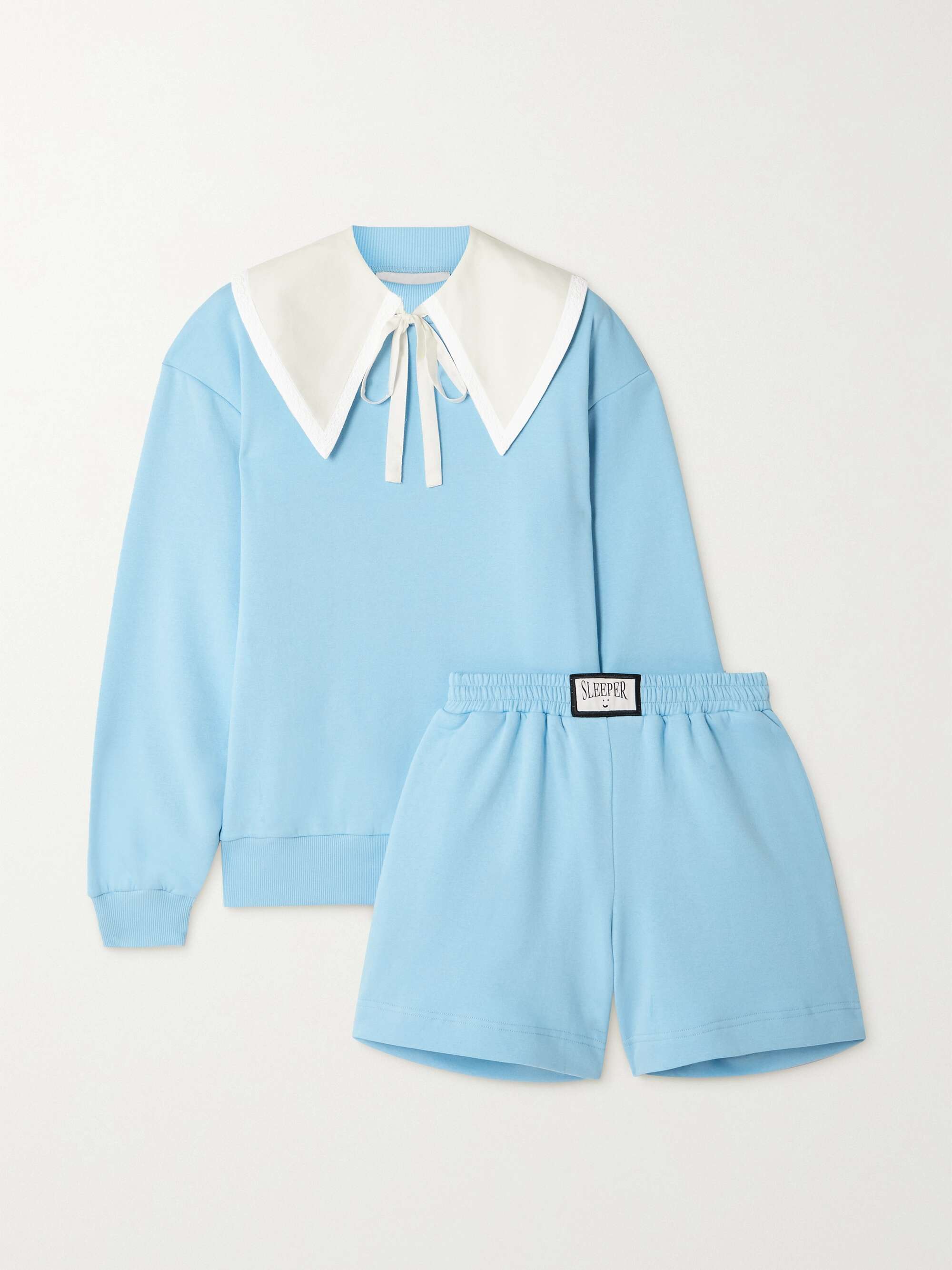 Exemption Wardian case Violate Blue Diana Athpleasure cotton-blend jersey sweatshirt and shorts set | SLEEPER | NET-A-PORTER Exemption Wardian case Violate Blue Diana Athpleasure cotton-blend jersey sweatshirt and shorts set | SLEEPER | NET-A-PORTER