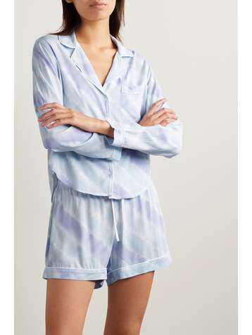 RAILS Kellen Pyjama aus Voile mit Batikmuster