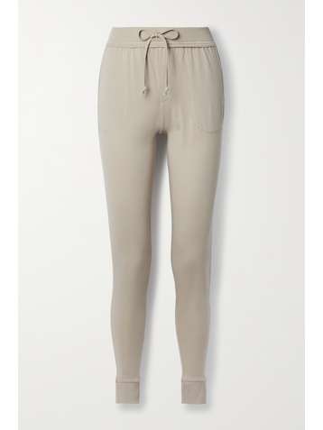 SKIN + NET SUSTAIN Pima cotton-jersey tapered pants