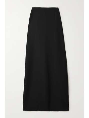 MAXIMILIAN Elina wool maxi skirt
